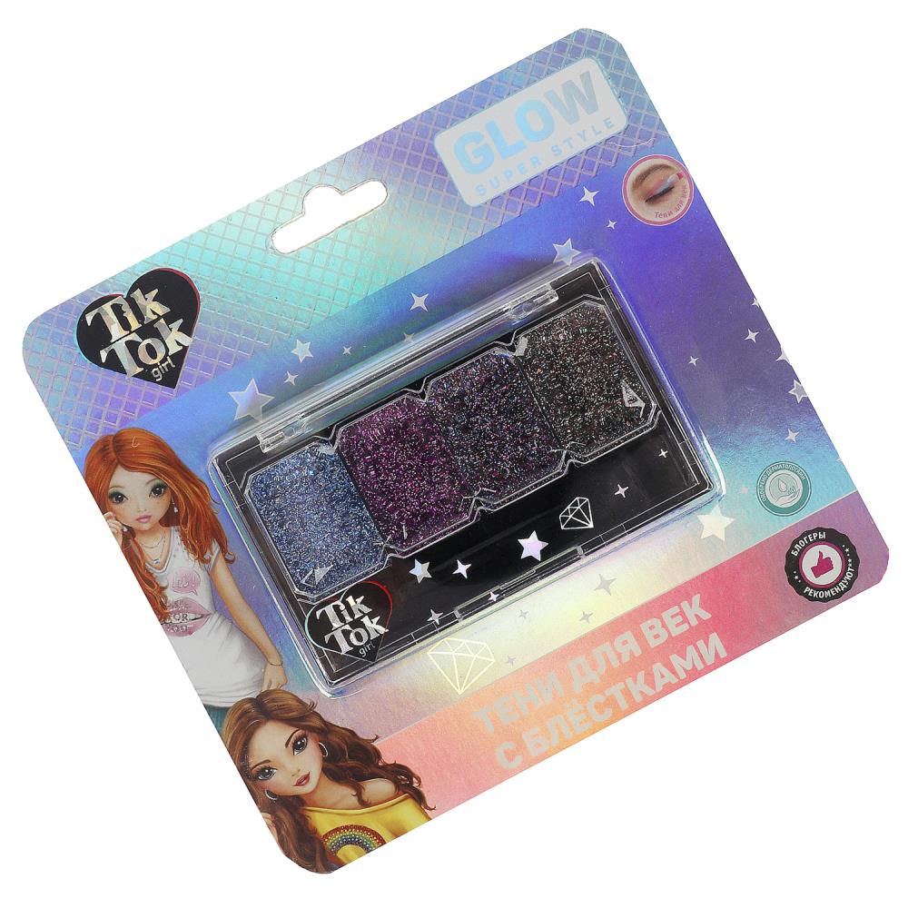 Косметика YS98053-TTG Тени для век с блестками 8гр Tik Tok Girl - Елабуга 