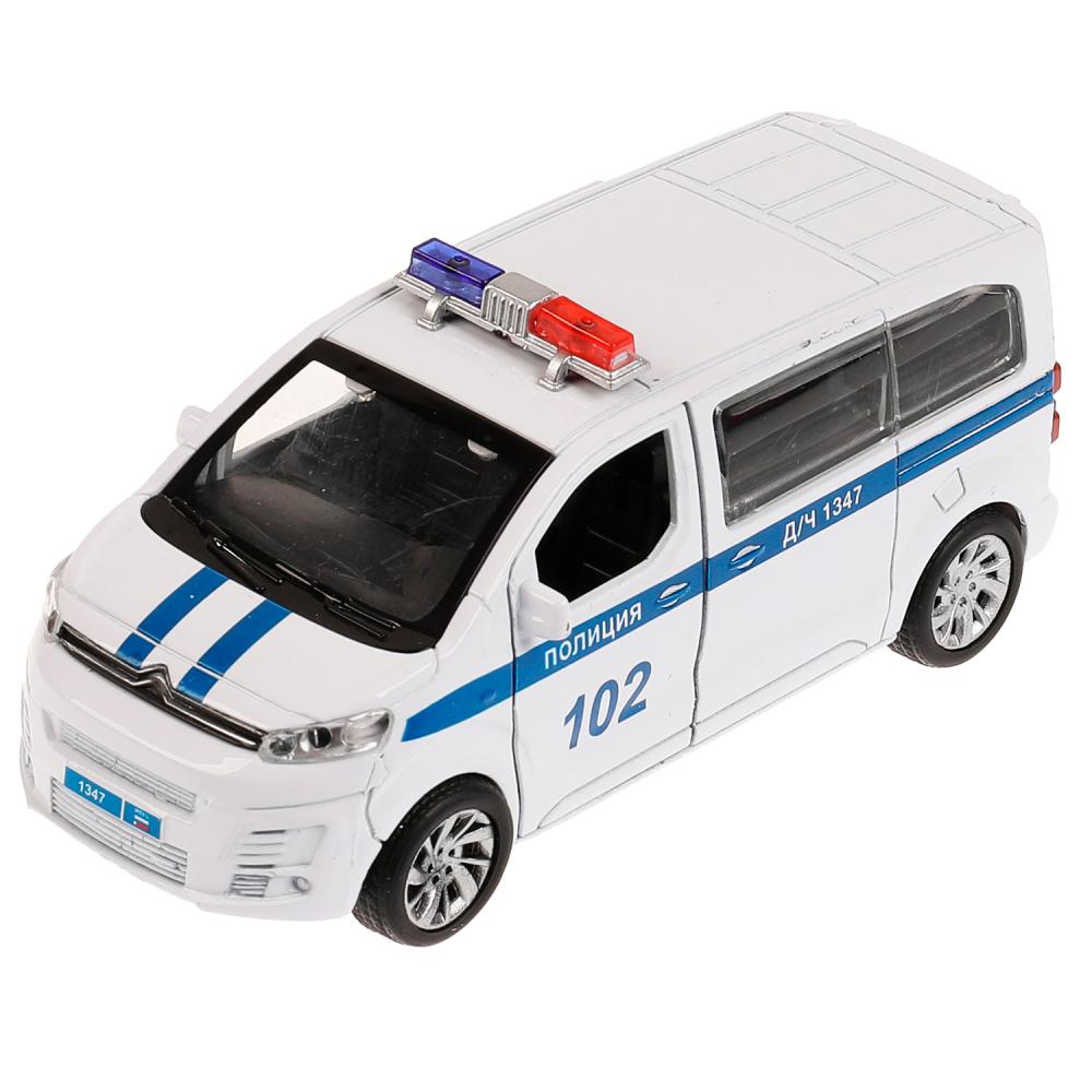 Машина SPATOU-12POL-WH металл Citroen Space Tourer Полиция 12см белый ТМ Технопарк - Уральск 