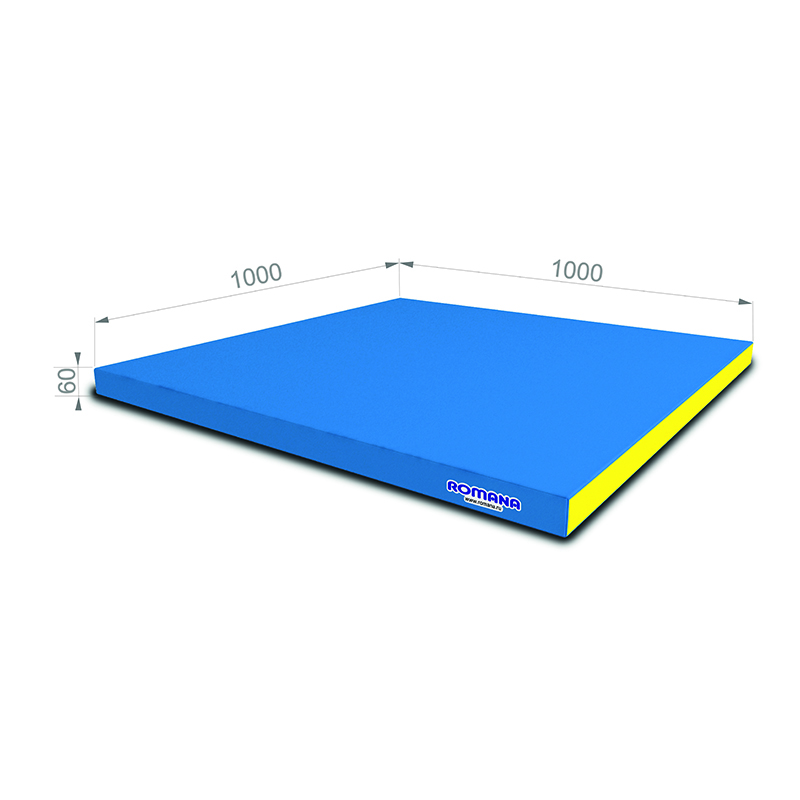 Romana 5.001.06 Мягкий щит (мат) одинарный 1м голубой/желтый - Тамбов 