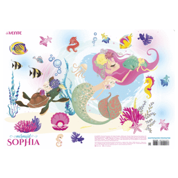 Покрытие настольное для лепки 8061000 deVENTE Mermaid Sophia 33*23см с цветным рисунком - Самара 