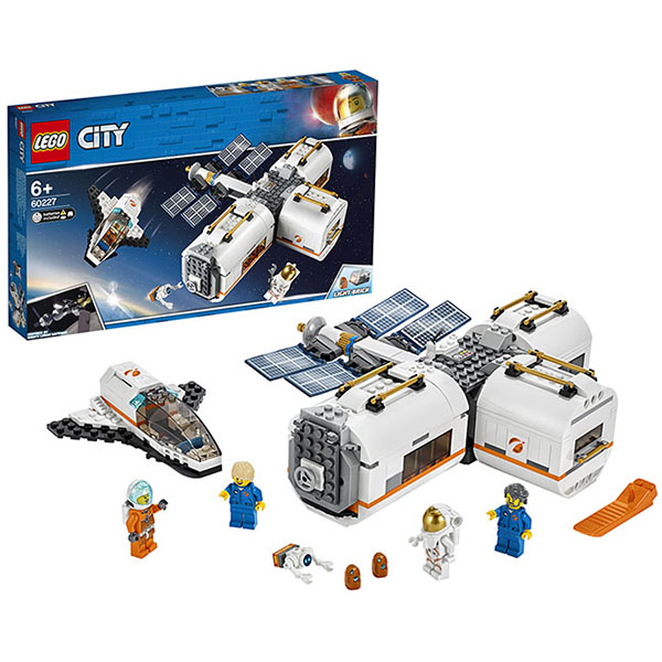 LEGO City 60227 Конструктор ЛЕГО Город Лунная космическая станция