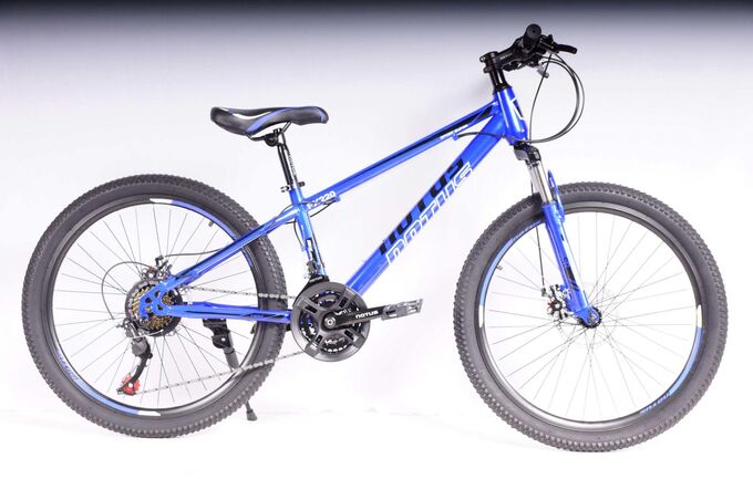 Велосипед 24 синий NOTUS FX220 21 скорость 14,5 дисковый механический - Чебоксары 