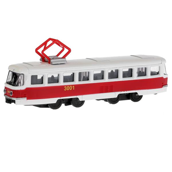 Модель трамвай 16,5см металл Технопарк - Саратов 