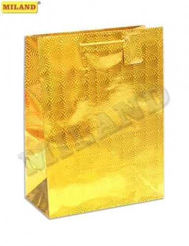 Пакет подарочный ПП-8392 "Золотая вспышка" (L-голография) Миленд - Самара 