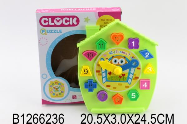 Игра N016 Часы-сортер B1266236 в коробке 345291 - Пермь 