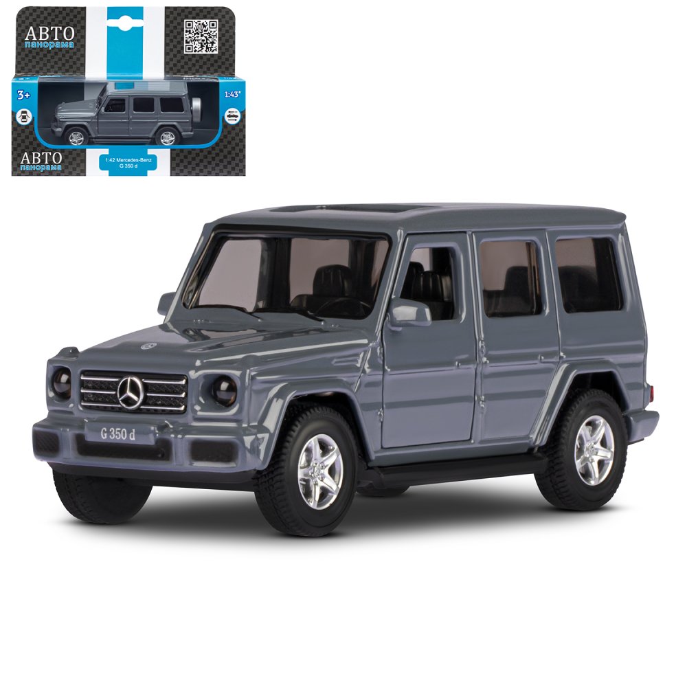 Машина JB1251222 Mercedes-Benz G350d металл 1:42 серый ТМ Автопанорама - Йошкар-Ола 