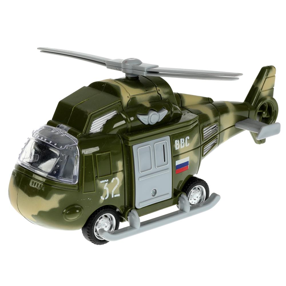 Вертолет 2002A062-R-ARMY пластик 20см свет звук ТМ Технопарк 338755 - Самара 