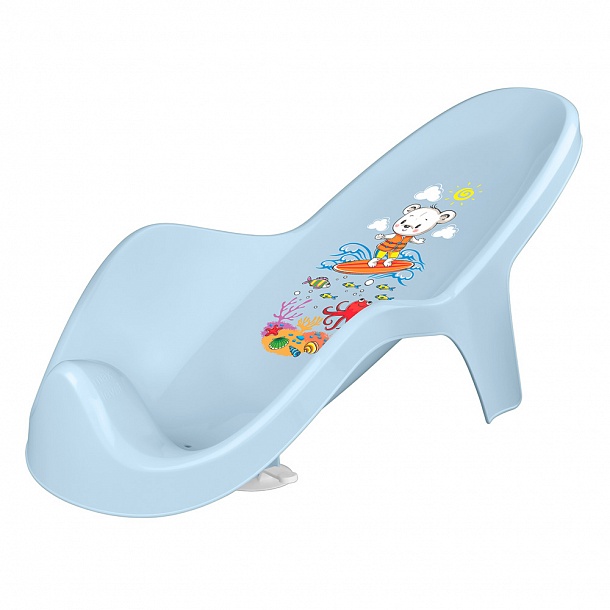 Горка для купания детей 431308331 с декором цвет: светло-голубой Бытпласт - Самара 