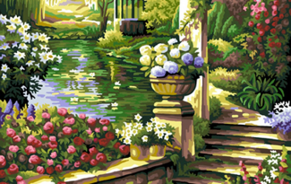 Картина "Сказочный сад" рисование по номерам 50*40см КН5040037 - Омск 