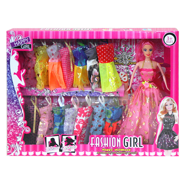 Кукла 200137605 с платьями в коробке эс