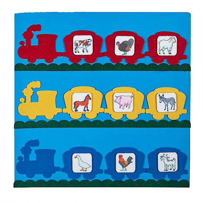 Дидактический коврик Ф260 Паровозики Smile Decor - Саранск 