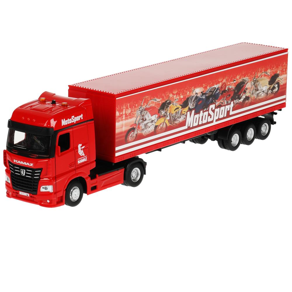 Машина Kamazcargo-37sl-rd Камаз тягач с полуприцепом модель металл 37см ТМ Технопарк - Волгоград 