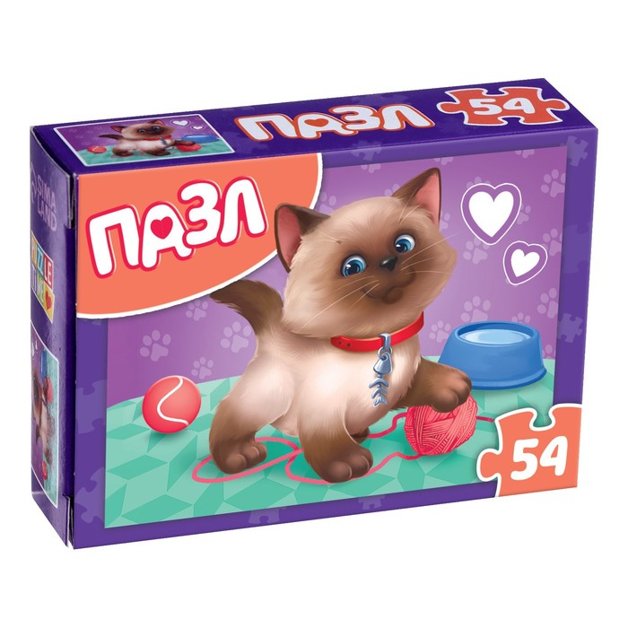 Пазл 54д 7293464 Озорной котик Puzzle Time - Бугульма 