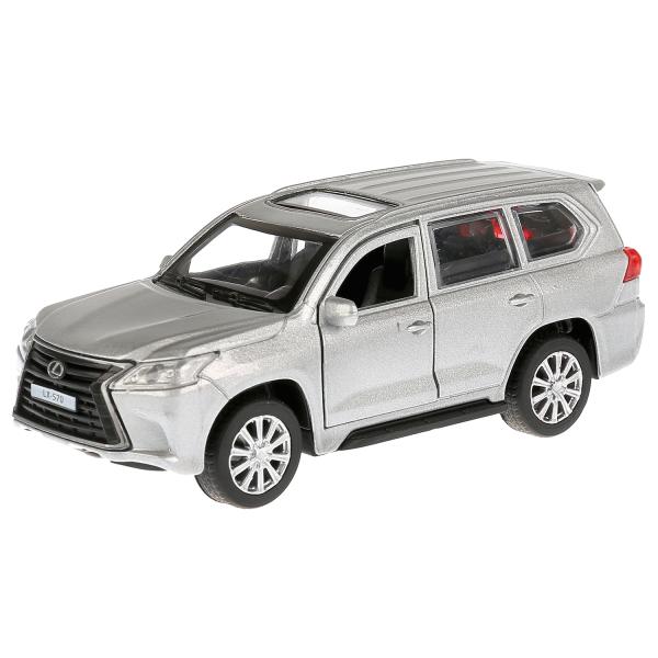 Модель машины LEXUS LX-570 инерция 12см серебристый ТМ Технопарк   - Елабуга 