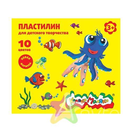 Пластилин 10цв 150гр каляка маляка пкм10-п 105289 /Р/ - Елабуга 