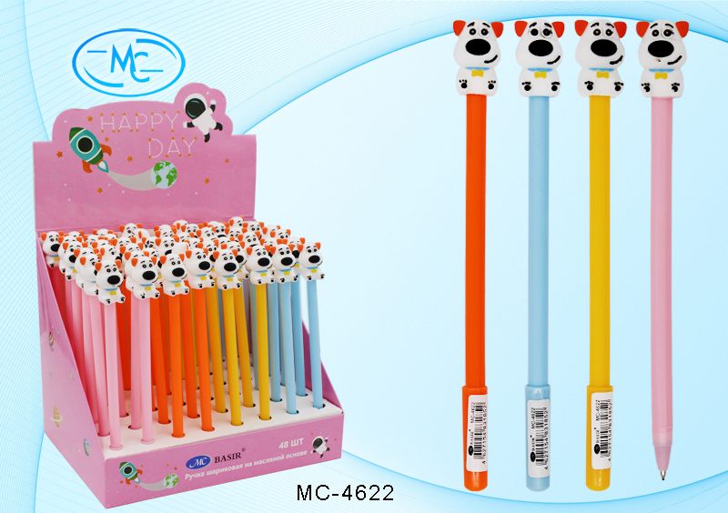 Ручка МС-4622 шариковая Surprise Единорог с плавающими блестками - Магнитогорск 