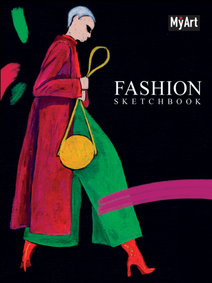 Скетчбук 80936-8 Модель с сумкой Fashion 40л My Art - Чебоксары 