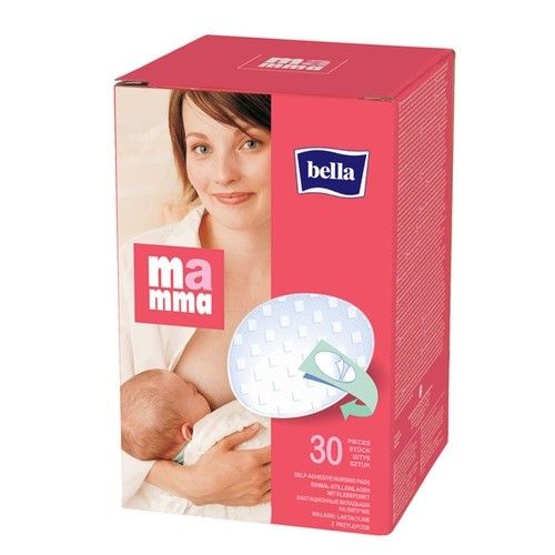 Вкладыши лактационные МАММА на липучке "bella" 30 шт  - Бугульма 