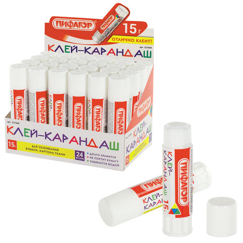 Клей-карандаш 227609 Пифагор 15гр - Йошкар-Ола 