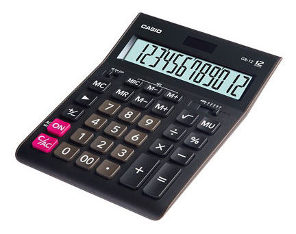 Калькулятор CASIO GR-12 12 разр. черный бухгалтерский  112902 Р - Набережные Челны 