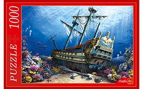 Пазл 1000эл "Затонувший корабль" Ф1000-6805 Ppuzle Рыжий кот - Набережные Челны 