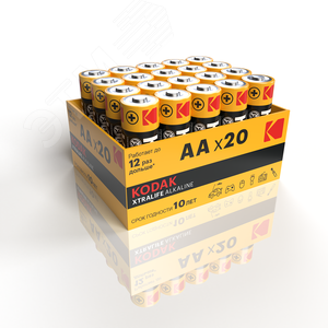 Батарейка Kodak Xtralife LR06 20box (поштучно) 387826 - Волгоград 