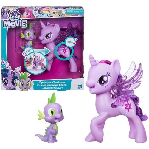 My Little Pony C0718 Май Литл Пони "Сияние" Поющие Твайлайт и Спайк - Тамбов 