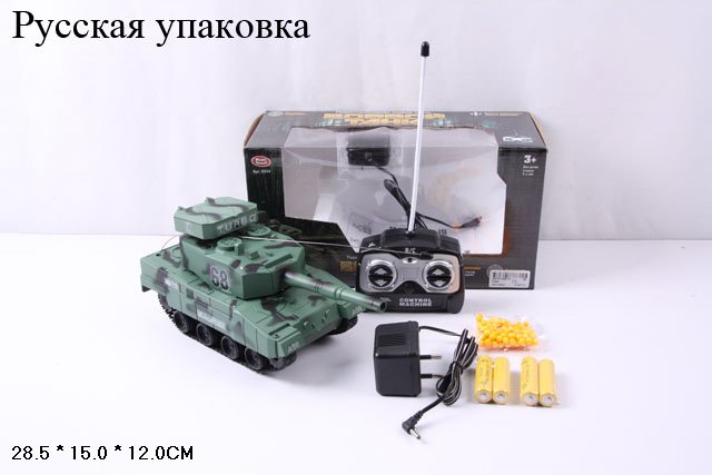 А/м 9344 танк на радиоуправлении с аккумулятором в коробке - Саратов 
