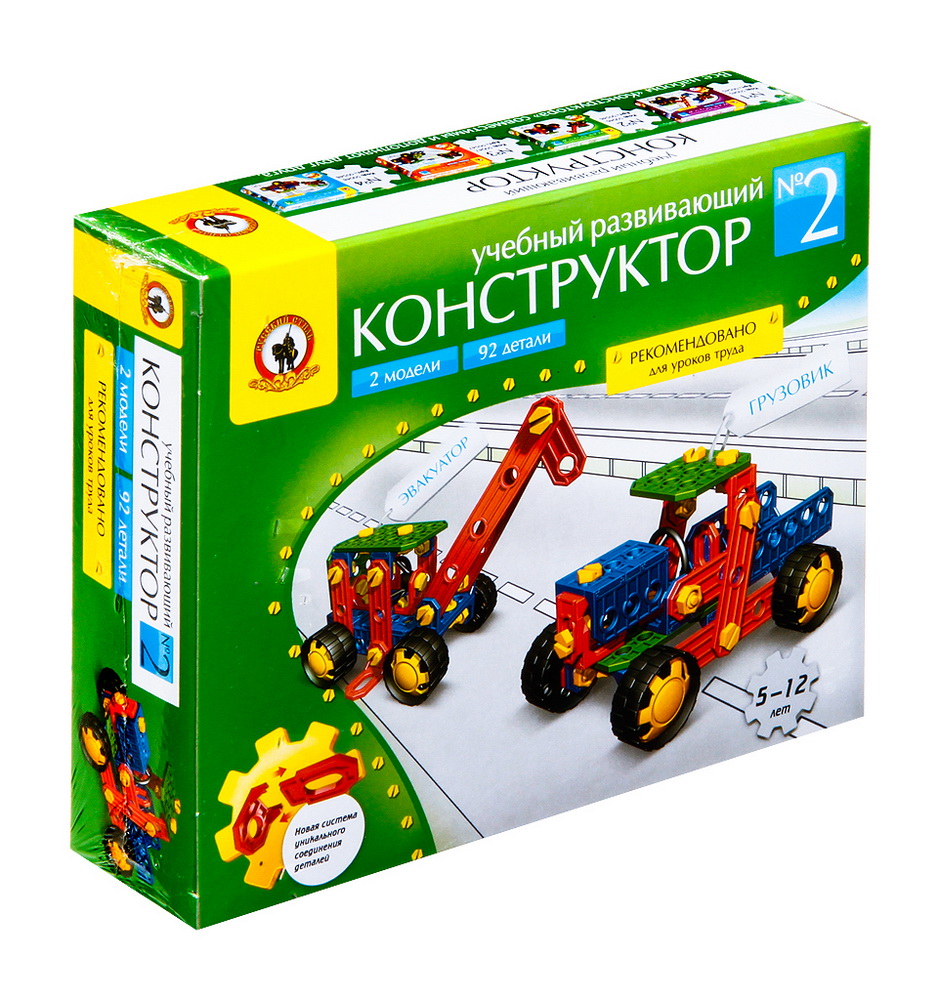 Учебный конструктор №2 00546 2 модели 92дет Русский стиль - Санкт-Петербург 