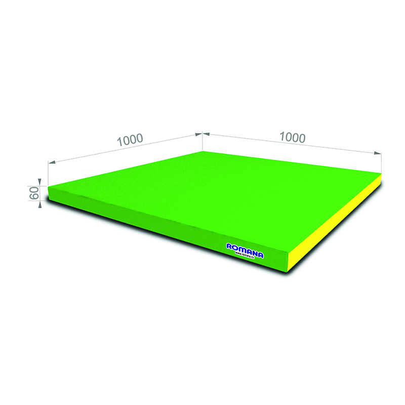 Romana 5.001.06 Мягкий щит (мат) одинарный 1м светло-зеленый/желтый - Ижевск 