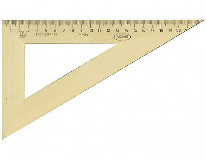Треугольник С137 деревянный 30гр 23см - Магнитогорск 