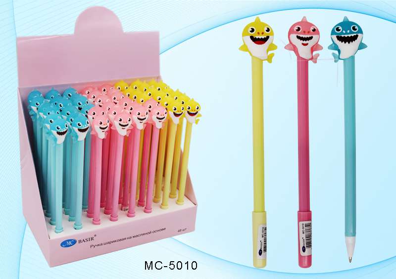 Ручка МС-5010 шариковая Кит с чернилами на масляной основе детская