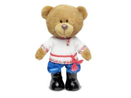 Мягкая медведь 8787А Оливер в русском наряде озвученный Лава - Санкт-Петербург 