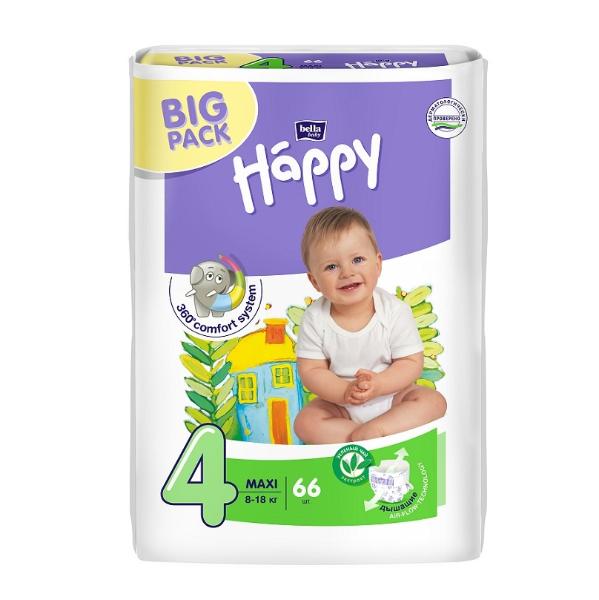 Подгузники для детей марки Bella Baby Happy Maxi a66 BB-054-LU66-004 - Москва 