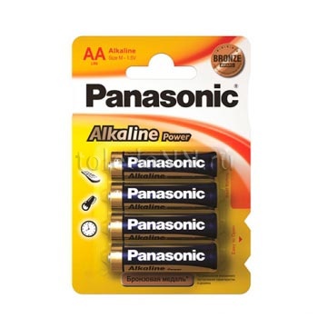 Батарейка Panasonic LR03 Alkalin Power BL4 алкалин 4шт со стикером - Йошкар-Ола 