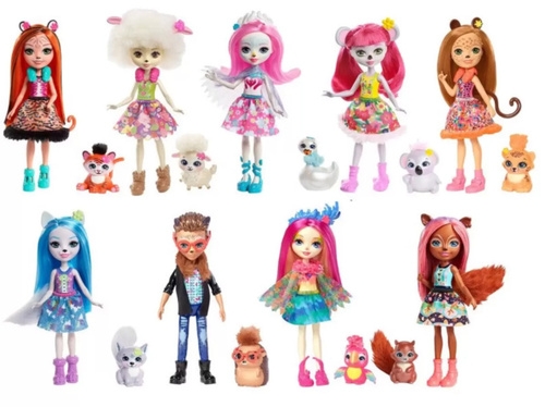 Mattel Enchantimals FNH22 Дополнительная кукла со зверюшкой 14 видов - Пенза 
