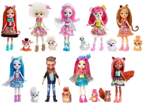 Mattel Enchantimals FNH22 Дополнительная кукла со зверюшкой 14 видов - Москва 