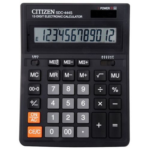 Калькулятор SDC-444S "CITIZEN" 12 разр. 199*153*30,5мм - Саранск 