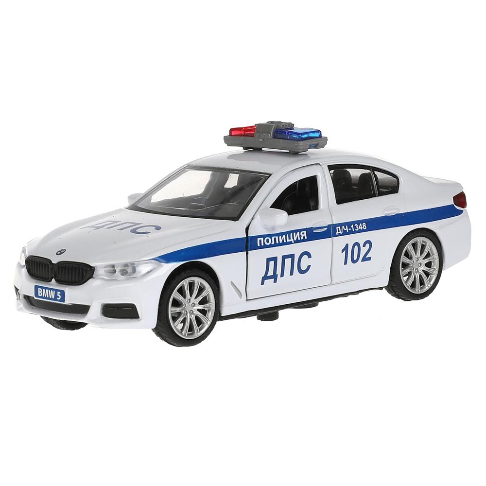 Машина 5ER-12SLPOL-WH металл BMW 5-ER M-Sport Полиция 12см ТМ Технопарк - Казань 