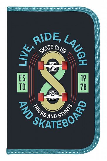 Пенал SKATE NON-STOP 1 секция ПКБС-СВН Schoolformat - Елабуга 
