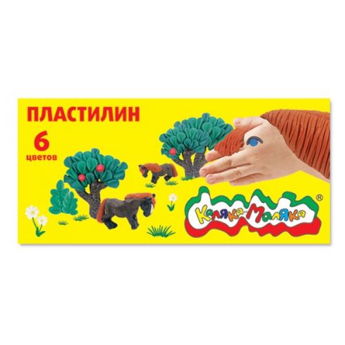 Пластилин каляка маляка 6цв 90гр стек ПКМ06 - Нижний Новгород 