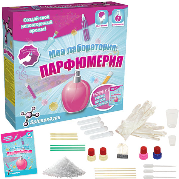 Science4you 606630S Набор опытов "Моя лаборатория: парфюмерия" - Москва 