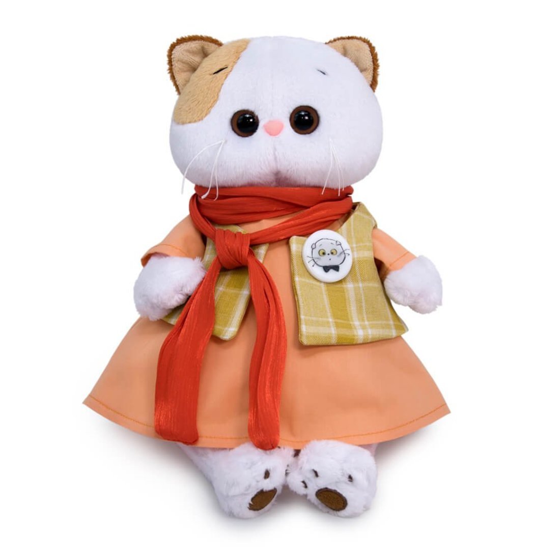 Мягкая игрушка LK24-104 Лили в платье с шарфом 24см ТМ Budibasa - Йошкар-Ола 