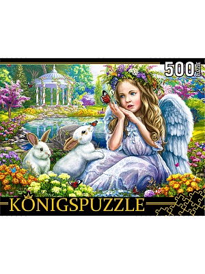 Пазл 500 элементов Ангилочек и кролики ХК500-6309 Konigspuzzle Рыжий Кот - Уфа 