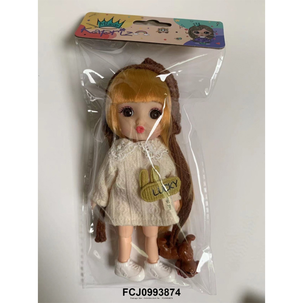 Кукла MKDH2327-4 Малышка в пакете FCJ0993874 ТМ Miss Kapriz - Нижнекамск 