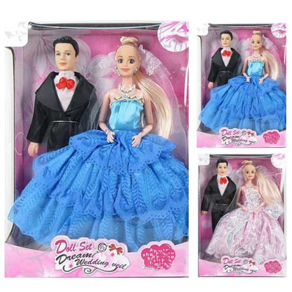 Кукла 200433064 "Свадьба" Жених и невеста в коробке - Магнитогорск 