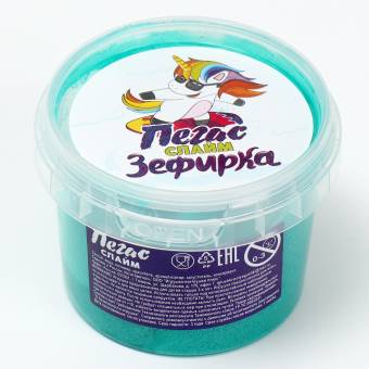 Слайм Прихлоп 00530 Зефирка голубой 50гр - Бугульма 