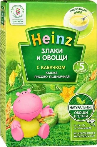 *Хайнц Каша 200 б/мол овощная рис/пшенич/кабачки 5+ 75980233 - Киров 
