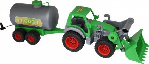 А/м 8794 трактор-погрузчик "Фермер-техник"с цистерной полесье