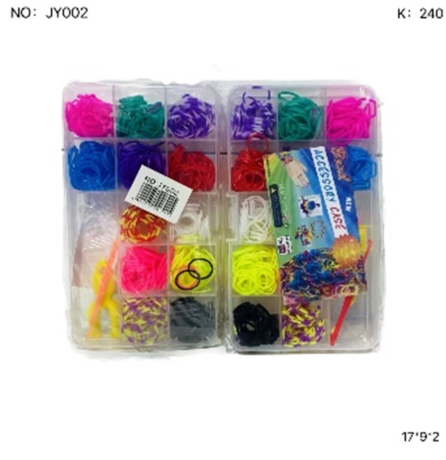 Набор резинок для плетения браслетов JY002 в коробке - Уфа 